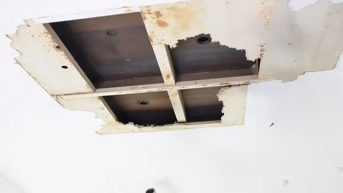 how to repair a ceiling leak