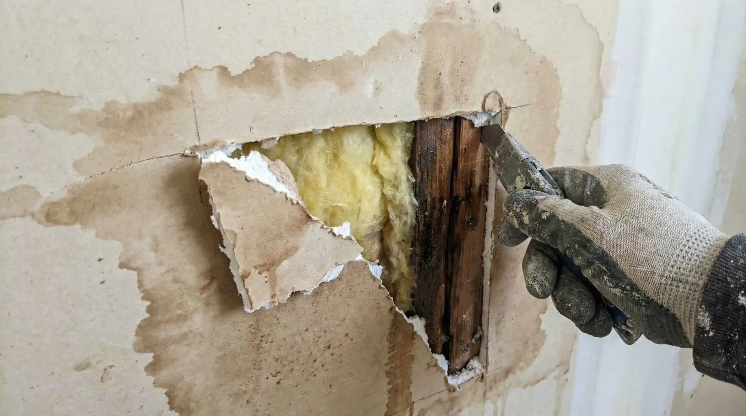 Do I need to replace drywall if it gets wet